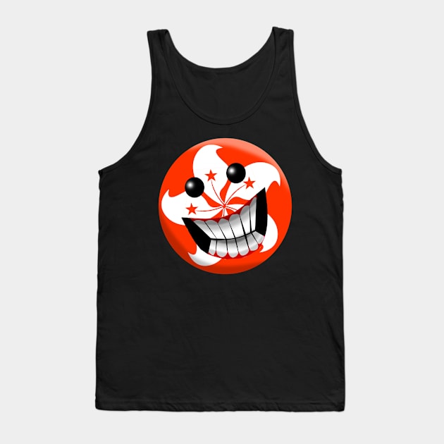 Hong Kong Smile Tank Top by Wickedcartoons